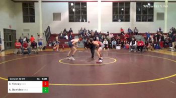 145 lbs Consolation - Christian Yancey, Cardinal Gibbons vs Austin Bowlden, Strong Rock Christian School