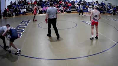 133 lbs Cons. Round 2 - Josh Caro, General McClane vs Jesse Fisher, New Castle