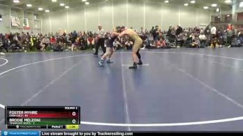 171 lbs Round 2 (6 Team) - Foster Myhre, Iowa Gold vs Brodie Melzoni, Tennessee White