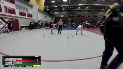 165 lbs Champ. Round 3 - Hunter Hancock, Yuma Catholic vs Landon Mansker, Page High School