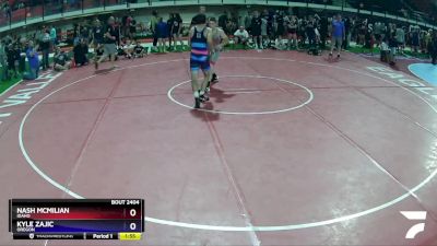 157 lbs 3rd Place Match - Nash McMilian, Idaho vs Kyle Zajic, Oregon
