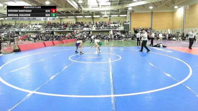 120 lbs Round Of 16 - Steven Santiago, Holyoke vs Mikhail Hulkow, Bishop Hendricken