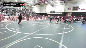 110 lbs Cons. Round 4 - Jayden Ybarra, Victor Valley vs Maricela Arreguin, Paramount