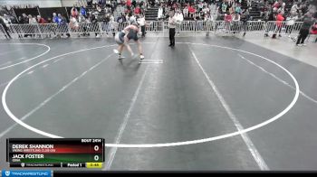 132 lbs Cons. Round 2 - Jack Foster, Iowa vs Derek Shannon, Viking Wrestling Club (IA)