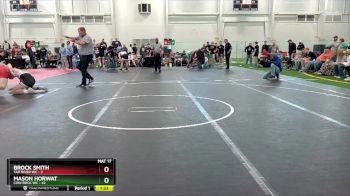 150 lbs Round 1 (10 Team) - Brock Smith, Tar River WC vs Mason Horwat, Cow Rock WC