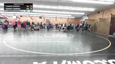189 lbs Quarterfinal - Connor Warrick, Millport vs Bennett Feinberg, Honeoye Falls