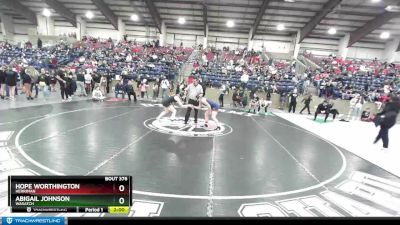 135 lbs Cons. Round 2 - Hope Worthington, Herriman vs Abigail Johnson, Wasatch