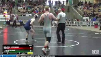 A 145 lbs Semifinal - Benton Magouirk, Whitwell vs Luke London, Sycamore
