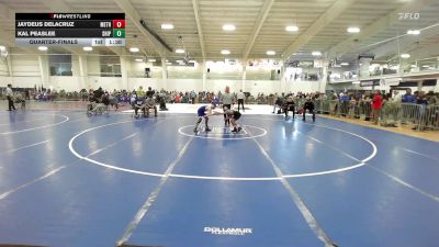 77 lbs Quarterfinal - Jaydeus Delacruz, Methuen vs Kal Peaslee, Shipbuilders WC