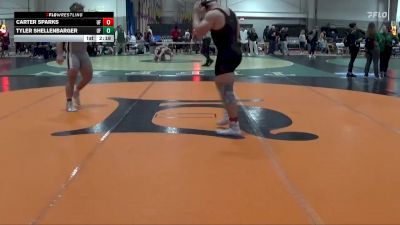 285 lbs Cons. Round 3 - Carter Sparks, McKendree vs Tyler Shellenbarger, Lake Erie College