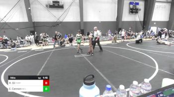 78 lbs Rr Rnd 2 - Ricardo Gil, Toppenish USA vs Emmett Cannon, No Limits Wrestling Club