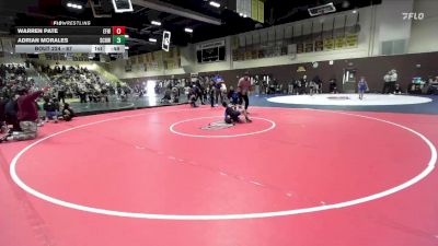67 lbs Semifinal - Warren Pate, Elite Force WC vs Adrian Morales, So Cal Hammers Wrestling