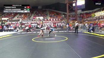 120 lbs Cons. Round 2 - Graysea Gardenhire, Clearwater HS vs Hannah Gantz, El Dorado HS