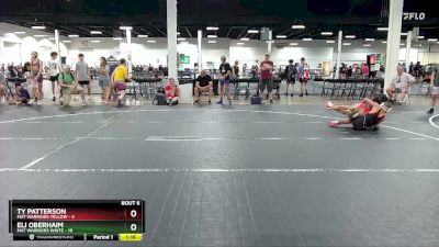 96 lbs Round 3 (4 Team) - Ty Patterson, Mat Warriors Yellow vs Eli Oberhaim, Mat Warriors White