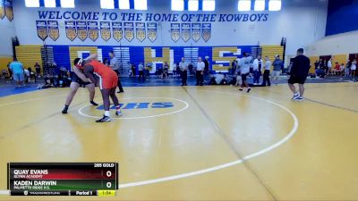 285 Gold Round 4 - Kaden Darwin, Palmetto Ridge H.S. vs Quay Evans, Glynn Academy