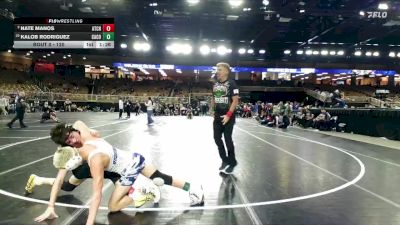 120 lbs Quarterfinal - Kalob Rodriguez, Camden County vs Nate Manos, Athens Christian