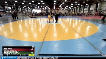88 lbs Rd# 8- 12:30pm Saturday Final Pool - Rye Davis, Team New Mexico vs Hunter Caughlin, Oklahoma Outlaws Red