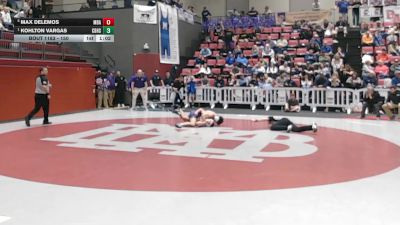 150 lbs Semifinal - Kohlton Vargas, Christian Brothers High School vs Max DeLemos, Montgomery Bell Academy
