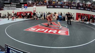 125 kg Cons. Round 3 - Richard Thomas, Oklahoma Regional Training Center vs Grant Stromberg, Panther Wrestling Club RTC