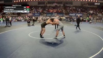 D 1 285 lbs Cons. Round 2 - Landon Kelley, East Ascension vs Tyler Kelly, Live Oak