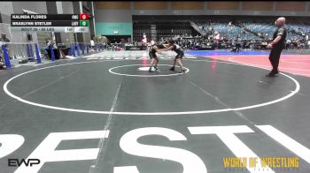 95 lbs Consi Of 8 #1 - Kalinda Flores, Othello Wrestling Club vs Braelynn Stetler, Lady Warriors United