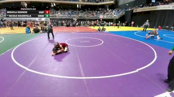 5A 107 lbs Cons. Round 1 - Nicole Soldevilla, Borger vs Mikayla Hudson, Killeen Chaparral