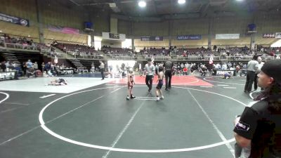 58 lbs Rr Rnd 4 - Alexis Crook, Unattached vs Avrielle Eaton, Duran Elite