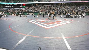 7A 285 lbs Quarterfinal - Cory Thomas, New Bern vs Edward Cervantes, McDowell High School