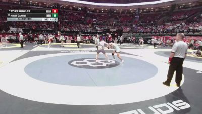 165 lbs Quarters - Niko Giatis, Med. Highland vs Tyler Rowles, No. Royalton
