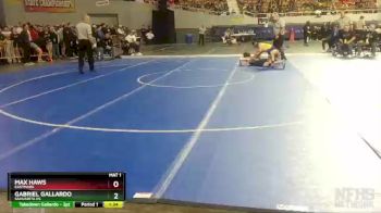 D3-150 lbs Semifinal - Gabriel Gallardo, Sahuarita Hs vs Max Haws, Eastmark