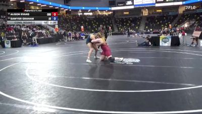 180 lbs Cons. Round 2 - Alison Evans, Colorado Mesa University vs Sawyer Graham, Augustana (IL)