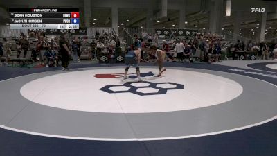 79 lbs Cons. Round 3 - Sean Houston, Backyard Bullies Wrestling Club vs Jack Thomsen, Panther Wrestling Club RTC