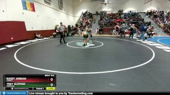 170 lbs Cons. Round 2 - Trey Guzman, Pinedale vs Kasey Jordan, Lovell