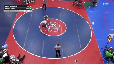 157 lbs Consi Of 32 #2 - Jacob Bowman, Bellefonte vs Mason Smith, Lower Dauphin