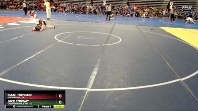 80 lbs Quarterfinals (8 Team) - Jace Conway, Caledonia/Houston vs Isaac Thovson, Farmington