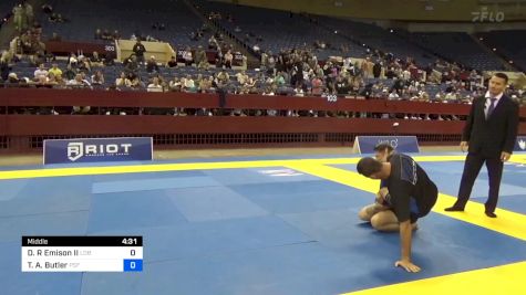 David R Emison II vs Timothy A. Butler 2024 Pan IBJJF Jiu-Jitsu No-Gi Championship