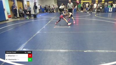 62 lbs Quarterfinal - Jase Atherton, Mifflin County vs Marcus Washenitz, Tri-State Hammers