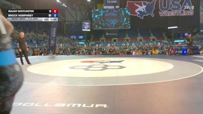 113 lbs Cons. Rd Of 64 - Isaiah Waycaster, TN vs Brock Humphrey, WV