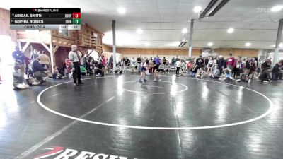 68 lbs Consi Of 4 - Abigail Smith, South Williamsport vs Sophia Rosics, Johnson City