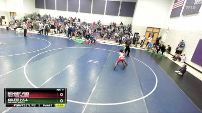 75 lbs Cons. Round 2 - Kolter Hall, Pleasant Grove vs Romney Vuki, Team Pride Academy