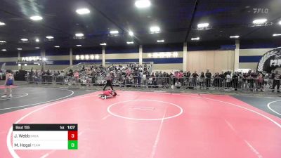 120 lbs Round Of 128 - Jaiden Webb, Great Oak HS vs Marley Hogai, Team Thunder WC