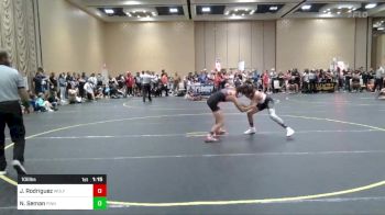 106 lbs Semifinal - Jayden Rodriguez, Wolfpack WC vs Nolan Seman, PINnacle