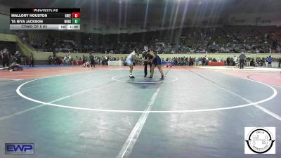 Consi Of 8 #2 - Mallory Houston, Greenwood Wrestling Academy vs Ta Niya Jackson, Webster Middle School