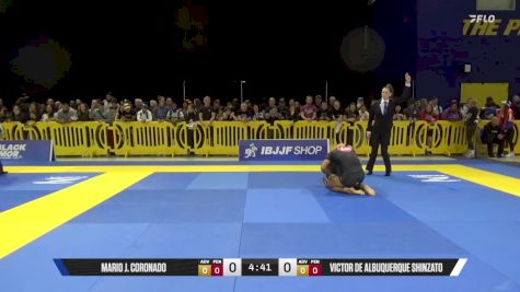 Victor De Albuquerque Shinzato vs Mario J. Coronado 2025 Pan IBJJF Jiu-Jitsu No-Gi Championship