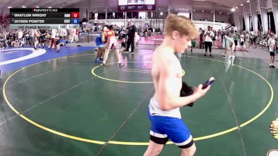 285 lbs 1st Place Match - Braylon Wright, Beast Mode Wrestling vs Jayden Pointer, Kentucky