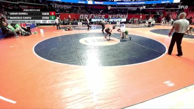 3A 126 lbs Cons. Round 1 - Aidan Durell, Plainfield (North) vs Marcelo Cantu, Lincolnshire (Stevenson)