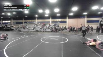 123 lbs Consi Of 8 #2 - Ricky Maki, Mat Time vs Artur Ohanesian, Livewire