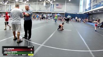 52 lbs Round 4 (6 Team) - Dax Border, Full Circle vs Lincoln Memmo, Vipers Wrestling