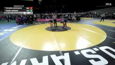 6A/5A Girls 155 Champ. Round 1 - Isabel Herring, Cleveland Girls vs Tayanna Mathiason, Sunset Girls