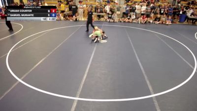 120 lbs Cons. Round 2 - Urijah Courter, IA vs Samuel Murante, IL